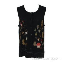 Dames Black Knit Tanktop